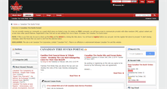 Desktop Screenshot of canadiantiresucks.net